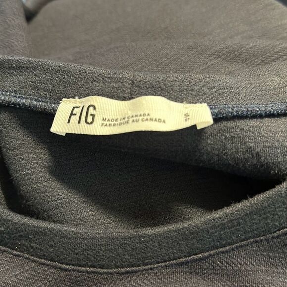 Fig Womens Tunic Long Sleeve Sweatshirt Pocket size Small - Picture 7 of 9